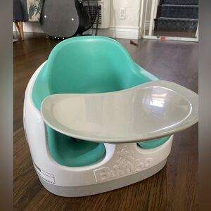 Bumbo Baby 3 in 1 Soft Foam Multi Seat with Tray Aqua Green